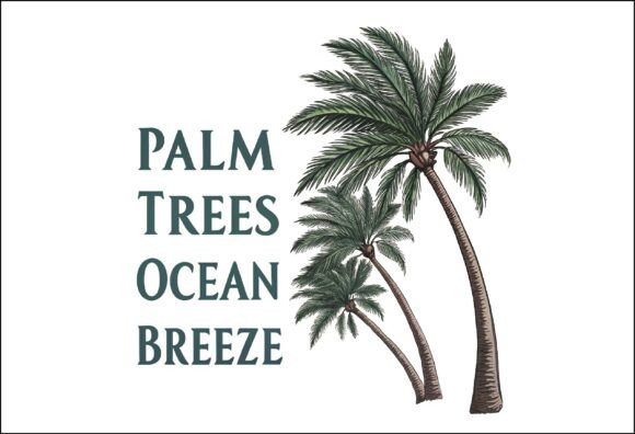 Download Palm Trees Ocean Breeze Summer PNG - Premium Resources