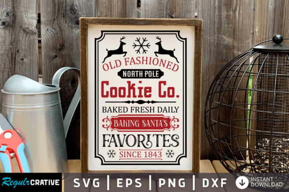 Download Old Fashioned North Pole Cookie Co Svg - Old fashioned Collection