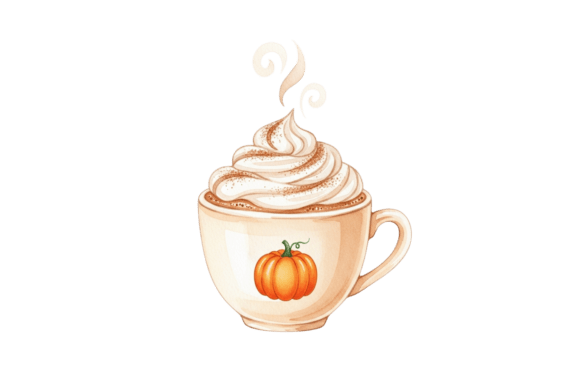 Download Pumpkin Spice Latte with Whipped Cream - Latte Collection